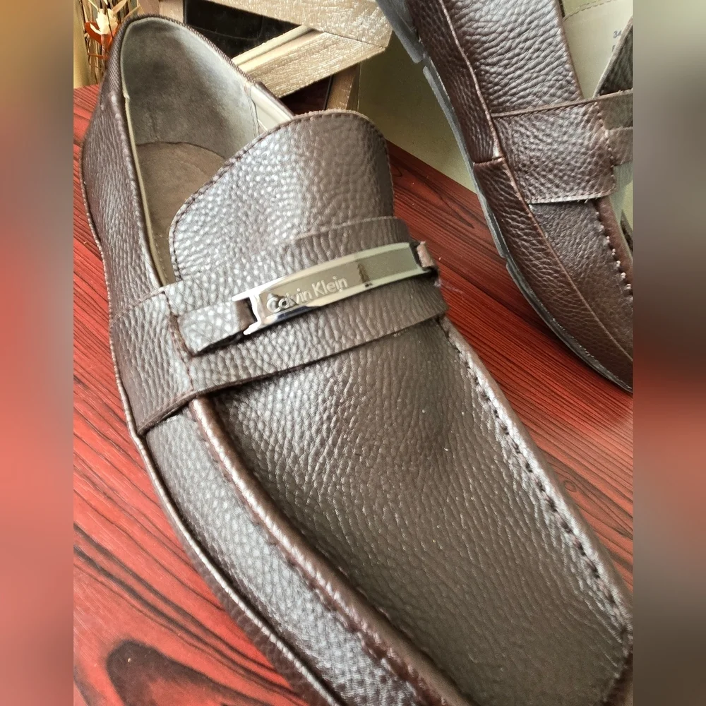 Men Calvin klein Loafers  sz 13 Dark Brown